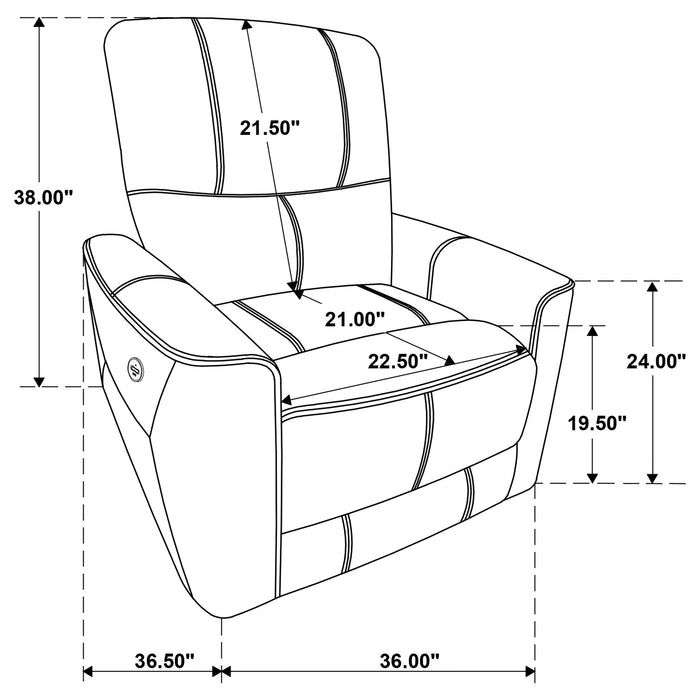 Greenfield Power Recliner - Orbit Furniture (Richmond,BC)