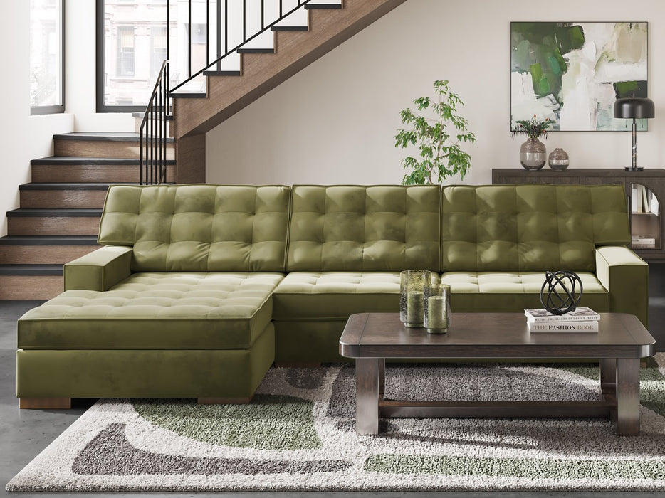 Caspian-Town Sectional with Chaise - Orbit Furniture (Richmond,BC)