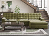 Caspian-Town Sectional with Chaise - Orbit Furniture (Richmond,BC)