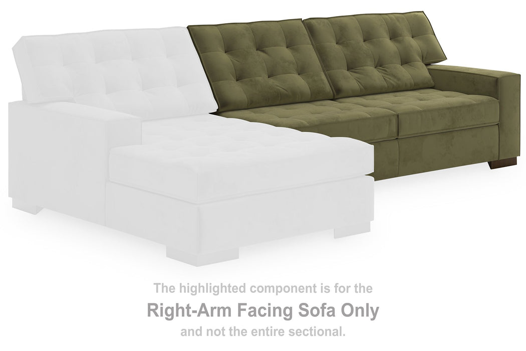 Caspian-Town Sectional with Chaise - Orbit Furniture (Richmond,BC)