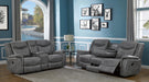 Conrad 2-piece Living Room Set Grey - Orbit Furniture (Richmond,BC)