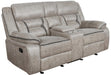Greer Upholstered Tufted Back Glider Loveseat - Orbit Furniture (Richmond,BC)