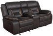 Greer Upholstered Tufted Back Glider Loveseat - Orbit Furniture (Richmond,BC)