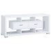 Darien 2-drawer Rectangular TV Console White - Orbit Furniture (Richmond,BC)