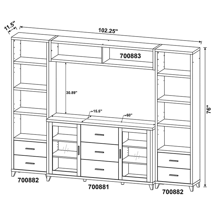 Lewes Entertainment Centers - Orbit Furniture (Richmond,BC)
