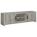 Burke 2-door TV Console Grey Driftwood - Orbit Furniture (Richmond,BC)