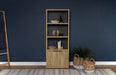 Tabby 3-Shelf Engineered Wood Media Tower Mango - Orbit Furniture (Richmond,BC)
