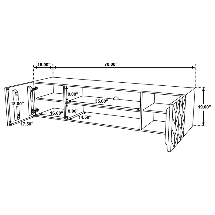 Keese Tv Stand - Orbit Furniture (Richmond,BC)