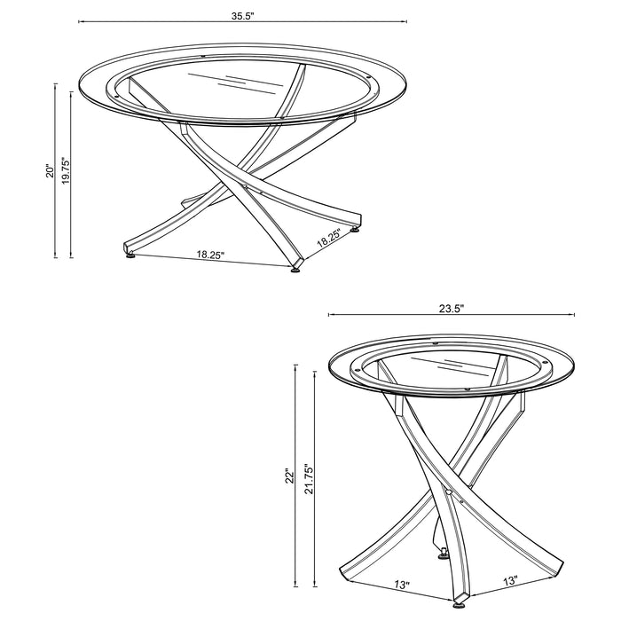 Brooke Table Sets - Orbit Furniture (Richmond,BC)