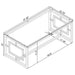 Merced Coffee Table Sets - Orbit Furniture (Richmond,BC)