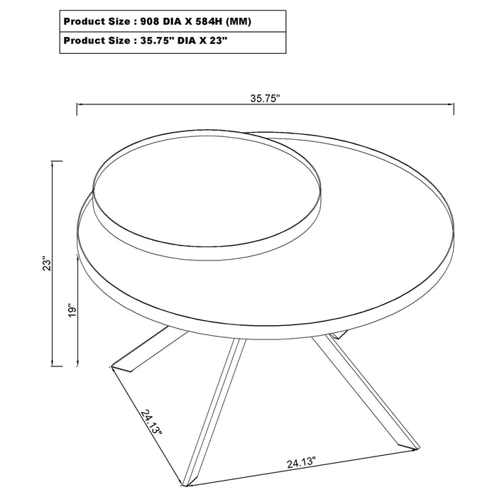 Briggs Coffee Tables - Orbit Furniture (Richmond,BC)