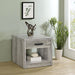 Felix 1-drawer Square Engineered Wood End Table Grey Driftwood - Orbit Furniture (Richmond,BC)
