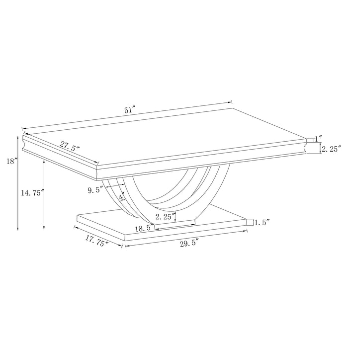 Kerwin Coffee Table Sets - Orbit Furniture (Richmond,BC)