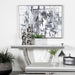 Kerwin U-base Rectangle Sofa Table White and Chrome - Orbit Furniture (Richmond,BC)