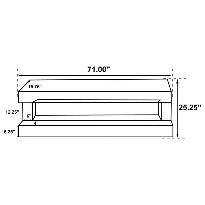 Vallerie Tv Stand - Orbit Furniture (Richmond,BC)