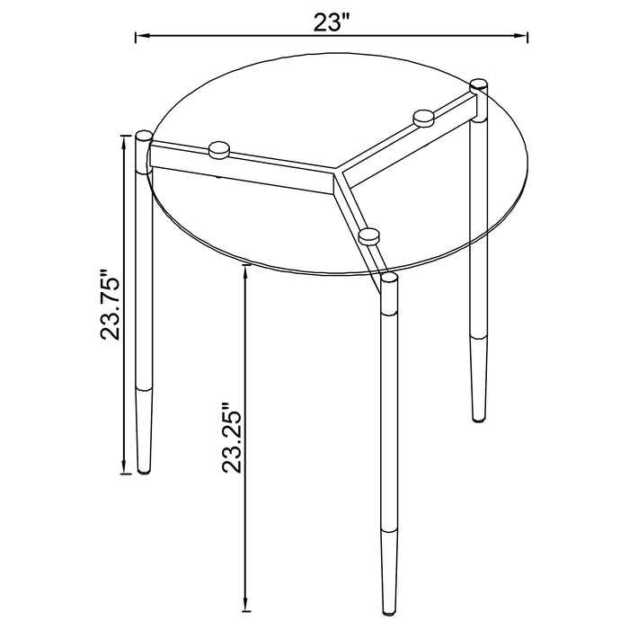 Rosalie End & Side Table - Orbit Furniture (Richmond,BC)