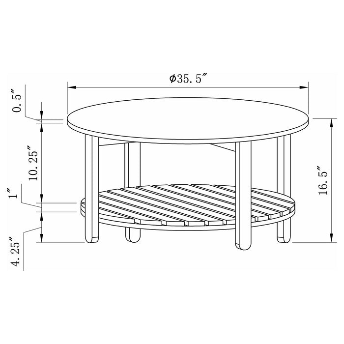 Fowler Coffee Table - Orbit Furniture (Richmond,BC)