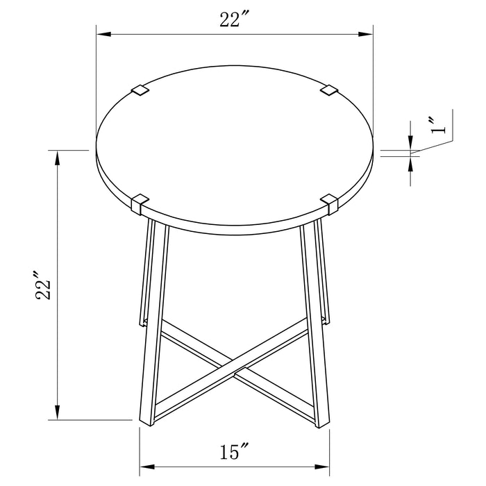 Marcus End & Side Table - Orbit Furniture (Richmond,BC)