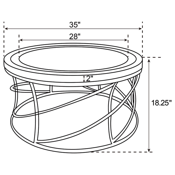 Elise Coffee Table - Orbit Furniture (Richmond,BC)