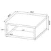 Frisco Coffee Table - Orbit Furniture (Richmond,BC)