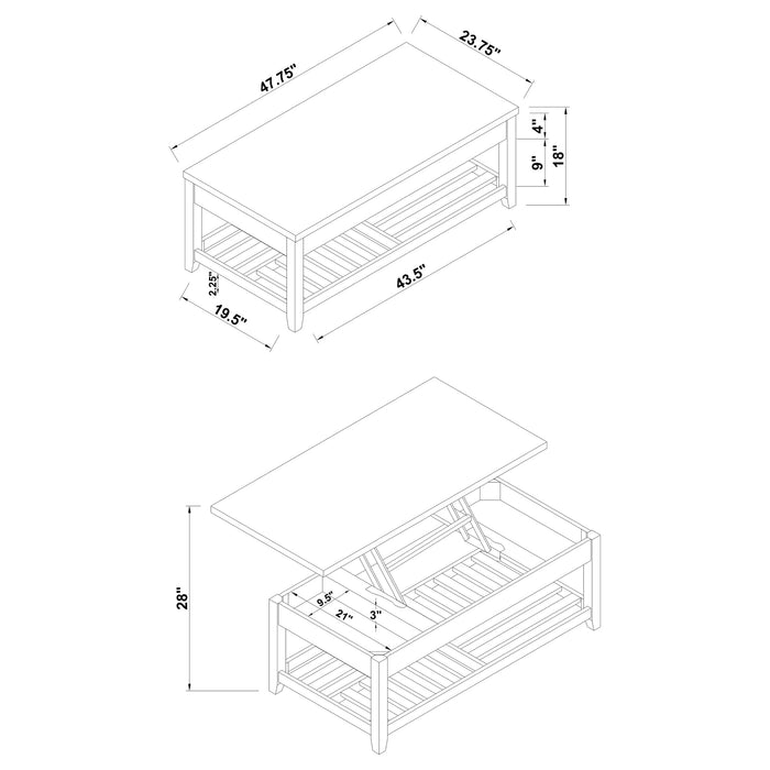 Cliffview Coffee Table Sets - Orbit Furniture (Richmond,BC)