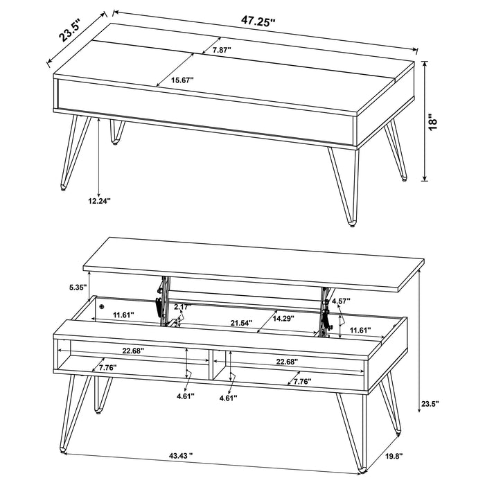 Fanning Coffee Table Sets - Orbit Furniture (Richmond,BC)
