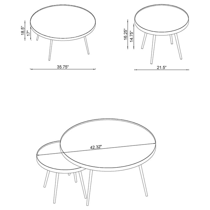 Kaelyn Coffee Table Sets - Orbit Furniture (Richmond,BC)