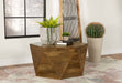 Zalika Hexagonal Coffee Table Natural - Orbit Furniture (Richmond,BC)