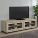 Sachin Rectangular TV Console with Glass Doors - Orbit Furniture (Richmond,BC)