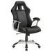 Roger Adjustable Height Office Chair Black and Grey - Orbit Furniture (Richmond,BC)