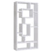 Howie 10-shelf Bookcase White - Orbit Furniture (Richmond,BC)