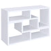 Velma Convertible TV Console and Bookcase White - Orbit Furniture (Richmond,BC)