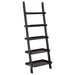 Colella 5-shelf Ladder Bookcase Cappuccino - Orbit Furniture (Richmond,BC)