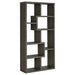 Theo 10-shelf Bookcase Weathered Grey - Orbit Furniture (Richmond,BC)