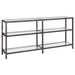 Kate 2-tier Bookcase Black Nickel - Orbit Furniture (Richmond,BC)