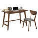 Karri 2-piece Writing Desk Set Walnut - Orbit Furniture (Richmond,BC)