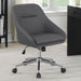 Jackman Upholstered Office Chair with Casters - Orbit Furniture (Richmond,BC)