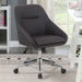 Jackman Upholstered Office Chair with Casters - Orbit Furniture (Richmond,BC)