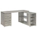 Yvette L-shape Office Desk Grey Driftwood - Orbit Furniture (Richmond,BC)