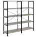 Analiese 4-shelf Open Bookcase Grey Driftwood - Orbit Furniture (Richmond,BC)