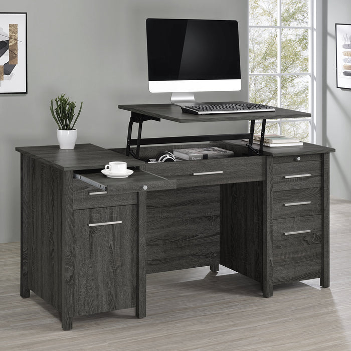 Dylan 4-drawer Lift Top Office Desk - Orbit Furniture (Richmond,BC)