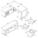 Maddox L-Shape Desk - Orbit Furniture (Richmond,BC)