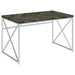 Grimma Writing Desk Rustic Grey Herringbone - Orbit Furniture (Richmond,BC)