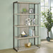 Loomis 4-shelf Bookcase Whitewashed Grey - Orbit Furniture (Richmond,BC)