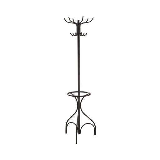 Kiefer Coat Rack with 12 Hooks Black - Orbit Furniture (Richmond,BC)