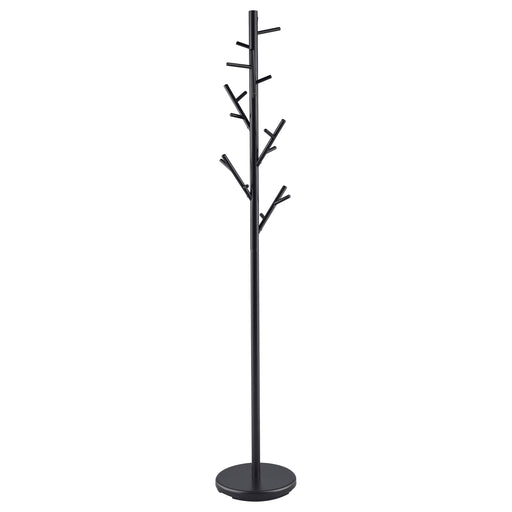 Clover 18-Hook Coat Rack Black - Orbit Furniture (Richmond,BC)