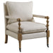 Dempsy Upholstered Accent Chair with Casters Beige - Orbit Furniture (Richmond,BC)