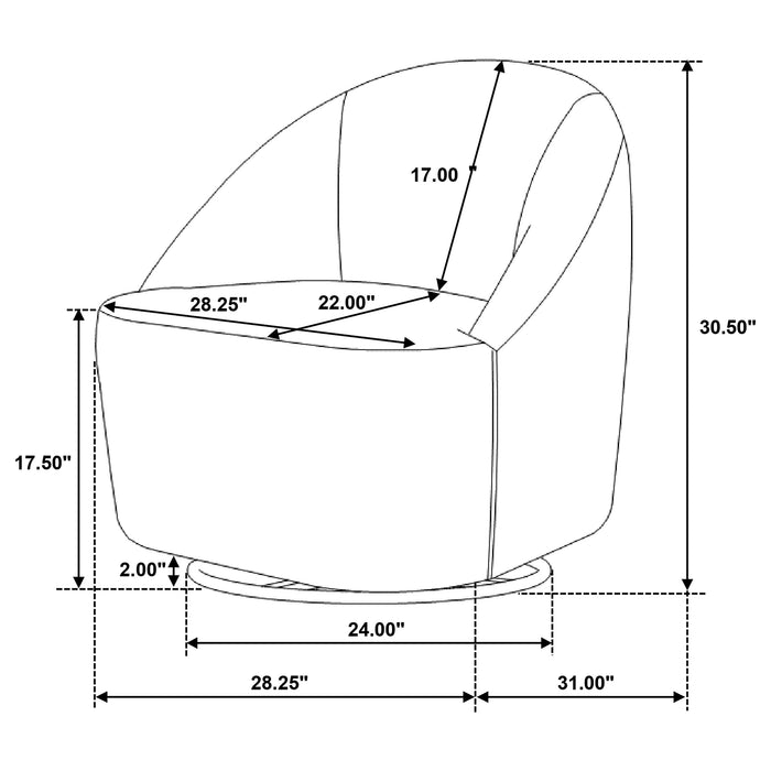 Leon Accent Chair - Orbit Furniture (Richmond,BC)