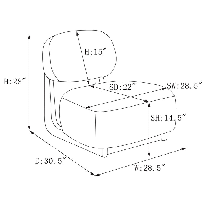 Duffie Accent Chair - Orbit Furniture (Richmond,BC)