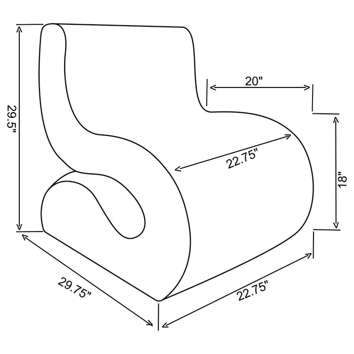 Ronea Accent Chair - Orbit Furniture (Richmond,BC)